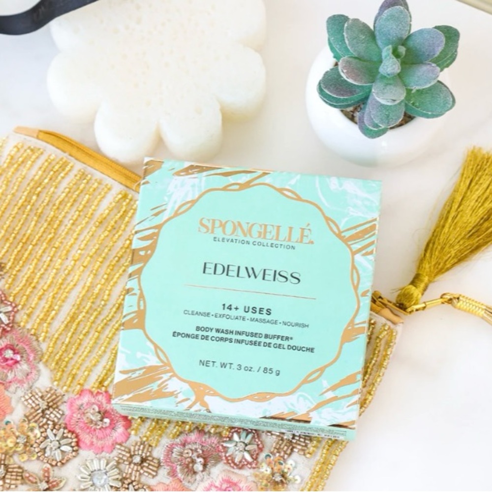 SPONGELLE Body Wash, Luxurious Infused Body Buffer Body Wash, Edelweiss 14+ Uses - Picture 1 of 6